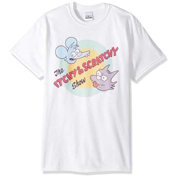 Simpsons Itchy Scratchy T Shirt White