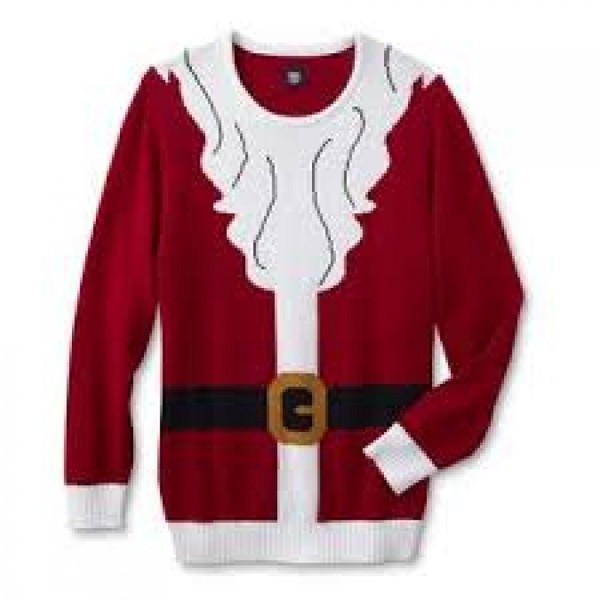 Route 66 Christmas Sweater Santa