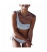 GAMISOTE Swimsuit Striped Bathing X Large