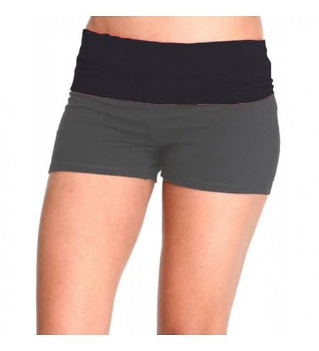 Waist Contrast Shorts Small Charcoal