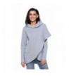 Womens Asymmetric Hoodie Sweatshirt XL