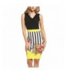 ANGVNS Womens Printed Business Bodycon