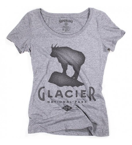 Superluxe Glacier National Tri Blend T Shirt
