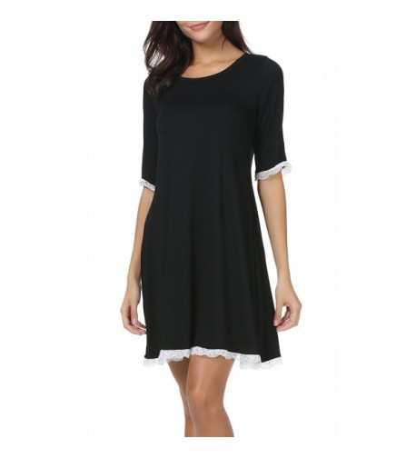 Costyleen Casual Sleepwear Sleeve Nightgown