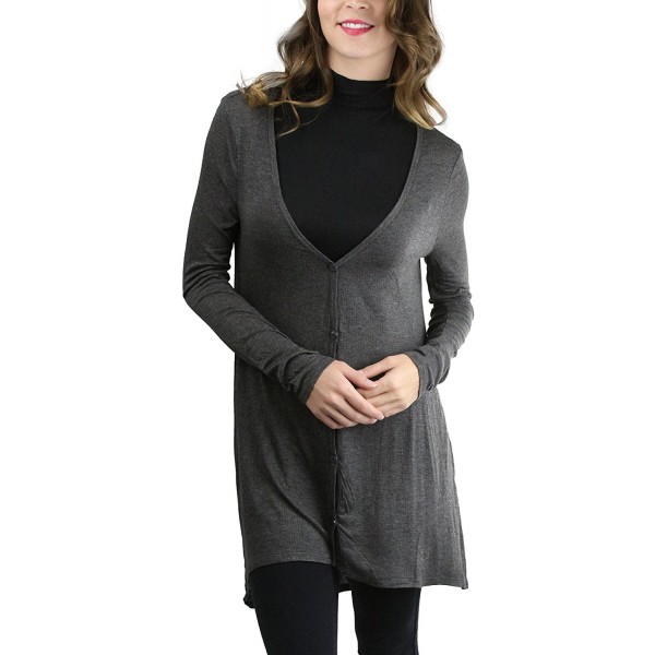 ToBeInStyle Womens Loose Button Cardigan