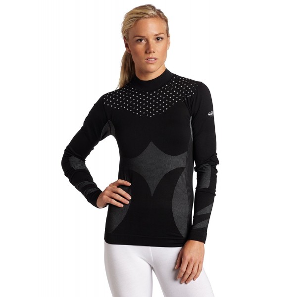 Women's Base-Layer Technical Long Sleeve Top - Charcoal - C9114UP6E17