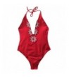 EVELUST Vintage Embroidered One Piece Swimsuit