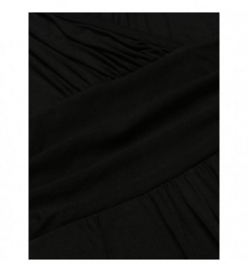 Nightgown Womens Chemise Full Slip Sleep Dress Sleepwear S-XXL - Black ...