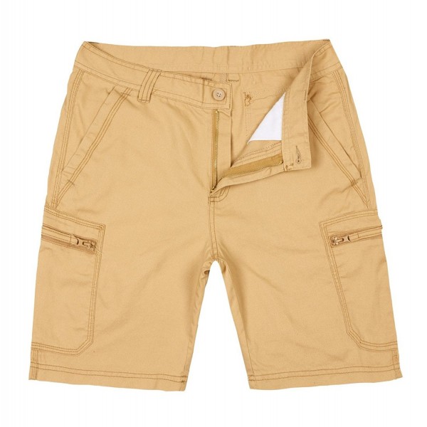 Buytop Shorts Multi Pocket Cotton DK 001Khaki38