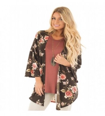 She life Womens Floral Lightweight Cardigan