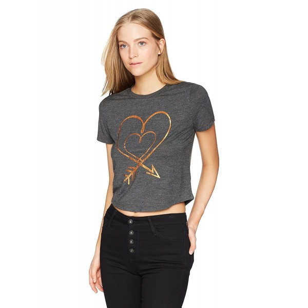 Hayden Rose Graphic T Shirt Charcoal