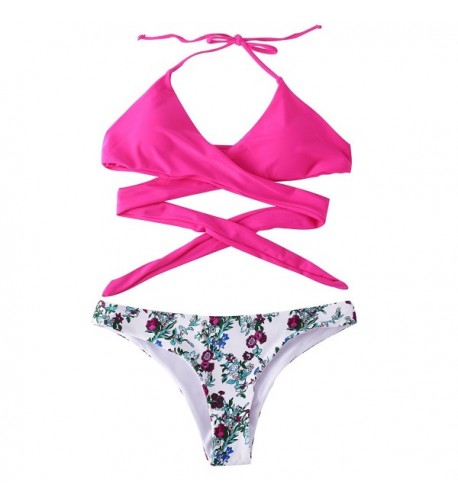Signe Bikini Swimsuit Floral Knotted