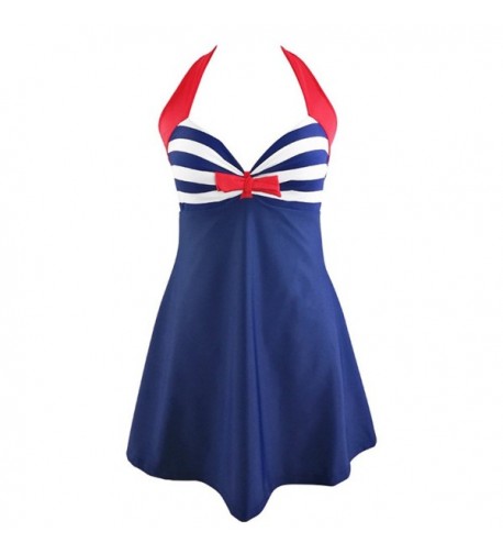 Tueenhuge Swimsuit Vintage Sailor Swimwear