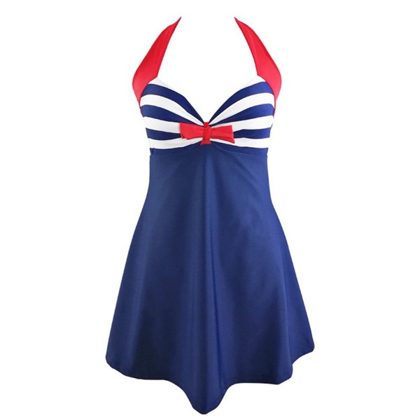Tueenhuge Swimsuit Vintage Sailor Swimwear