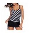American Trends Striped Swimsuit Bathing