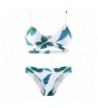 Halter Bathing Swimsuits Printed Padded