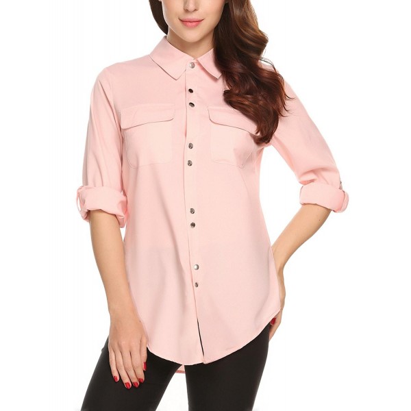 Soteer Sleeve Double Button Blouse