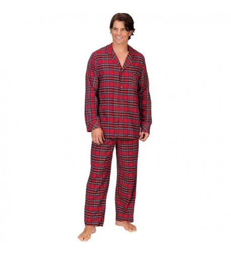 PajamaGram Stewart Classic Flannel Pajamas