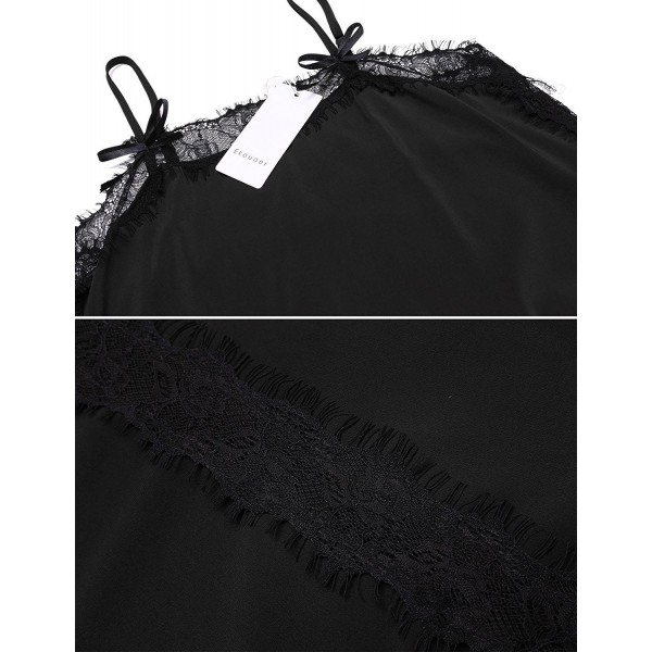 Sexy Lingerie Women's Sleepwear Lace Chemises Full Slip Nightgown S-XXL ...