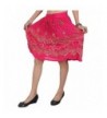 Exotic India Midi Skirt Embroidered Sequins