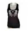 Gs eagle Womens Heart Shaped Skeleton Graphic