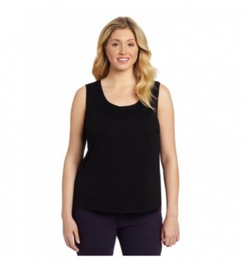 Notations Womens Plus Size Solid Spandex