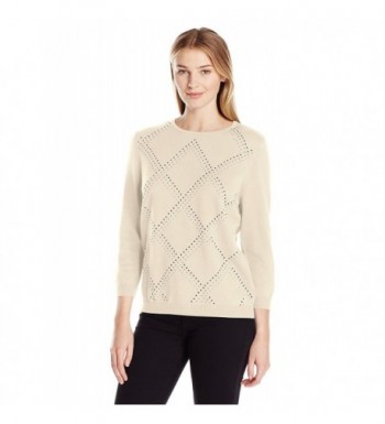 Alfred Dunner Classic Embellished Sweater