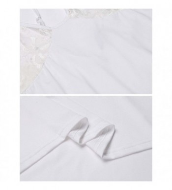 Lace Sleepwear Womens Soft Nightwear Dress Mini Full Slip Chemise ...