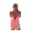 Trendy Crisscross Backless Shirts Camisole