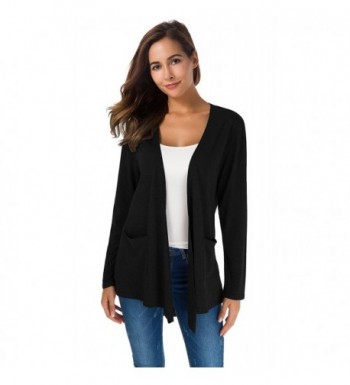 Womens Sleeved Breathable Cardigan Sweater