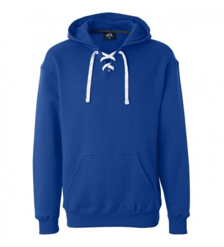 Blue Hockey Hood Sweatshirt Polyester