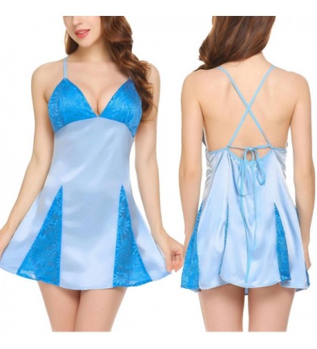Womens Lingerie Sleepwear Chemise Nightgown
