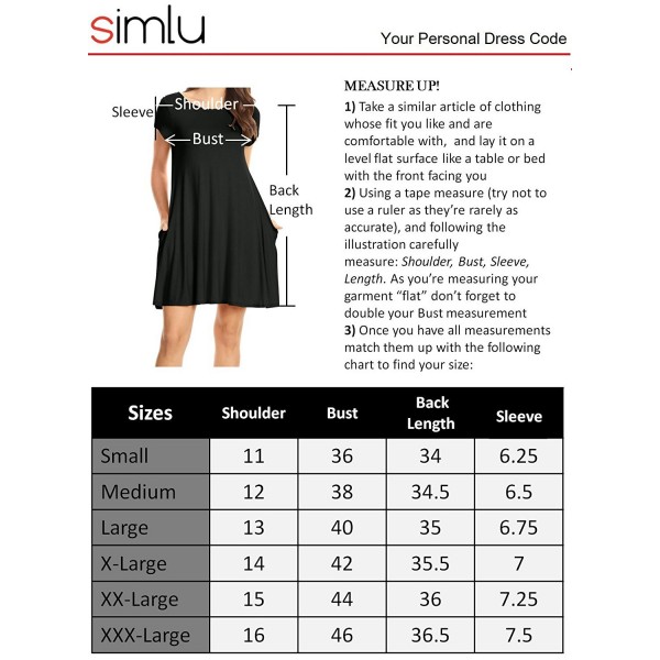 Casual T Shirt Dress For Women Flowy Tunic Dress With Pockets reg and ...