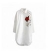 Viport Womens Floral Embroidery Blouse