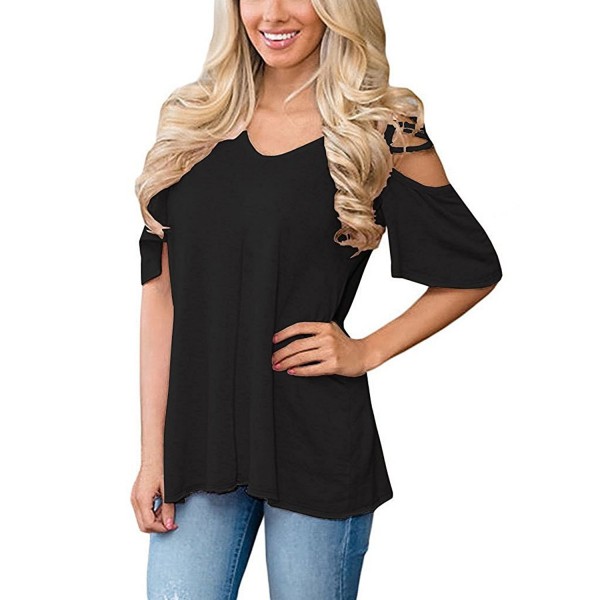 OURS Casual Sleeve Shoulder Blouse