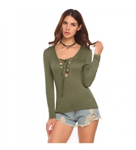 Soteer Womens Sleeve Blouse Green S