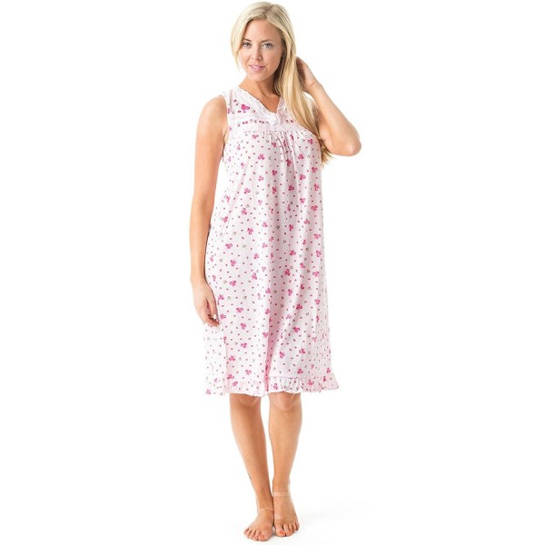 Casual Nights Sleeveless Floral Nightgown