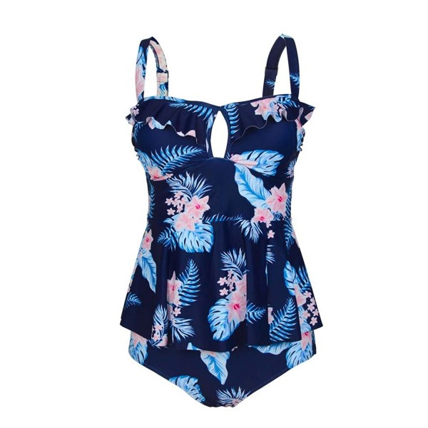 Kxing Waisted Swimsuit Tankini Printed