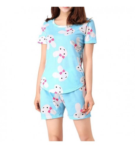 VENTELAN Sleepwear Rabbit Pajama Loungewear