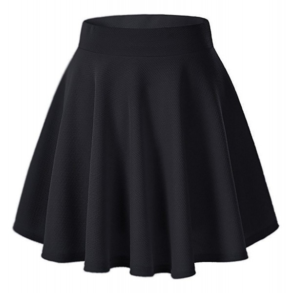 Moxeay Womens Pleated Circle Stretchy