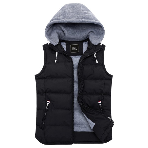 ZSHOW Winter Removable Hooded Cotton Padded