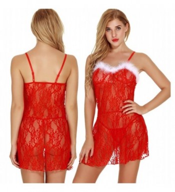 ST LORIAN Christmas Lingerie Babydoll Nightgown
