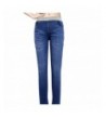 Women Elastic Waist Jeans Casual