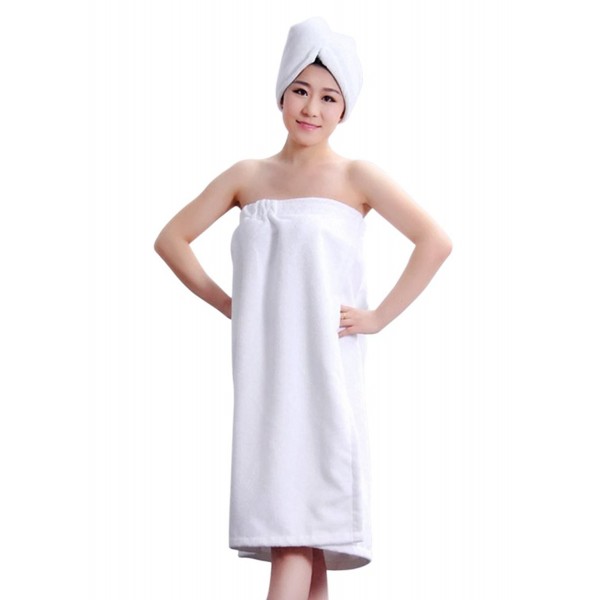 Womens Cotton Cover up Bathrobe Drying