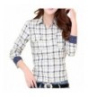 Lasher Womens Fashion Fitness Button up