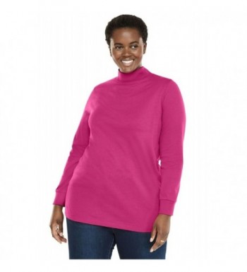 Woman Within Perfect Mockneck Sleeves