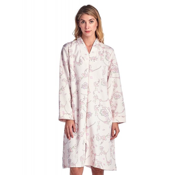 Casual Nights Womens Quilted Robe