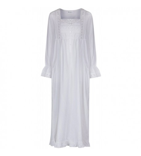 100 Cotton Nightgown Pockets Isabella
