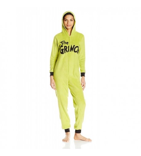 Dr Seuss Womens Grinch Hoodie X Large