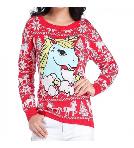 V28 Christmas Sweater Unicorn Clothes